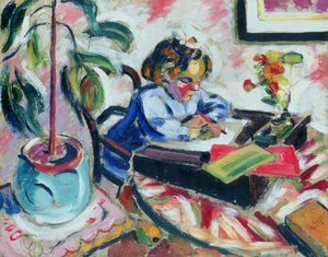 Little Schoolgirl by Henri Victor Gabriel Le Fauconnier
