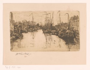 City Canal by Henri Wouters (signed by artist)