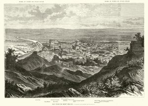 Rome viewed from the Caelian Hill in the time of Julius Caesar