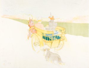 A Drive in the Country by Henri de Toulouse-Lautrec