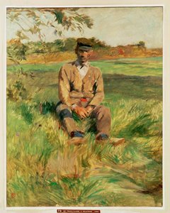 A Farmhand on the Estate at Celeyran by Henri de Toulouse-Lautrec