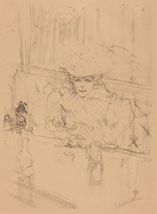 At the Hanneton by Henri de Toulouse-Lautrec