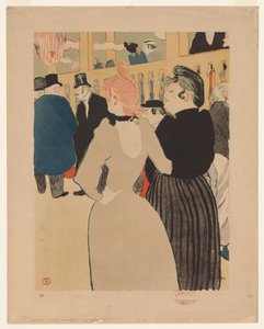 At the Moulin Rouge: La Goulue and Her Sister by Henri de Toulouse-Lautrec