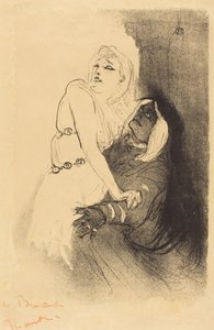 At the Renaissance: Sarah Bernhardt in "Phedre" by Henri de Toulouse-Lautrec