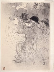 At the Moulin Rouge - A Rude! A True Rude! (1893) by Henri de Toulouse Lautrec