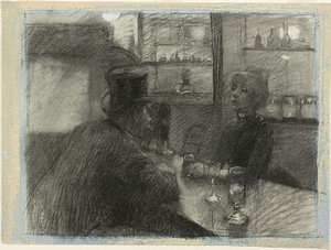 Bar of the Cafe of the Rue de Rome