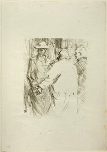 Clemenceau in Busk, from At the Foot of Sinai by Henri de Toulouse-Lautrec