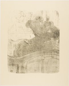 Cléo de Mérode, from Treize Lithographies by Henri de Toulouse-Lautrec