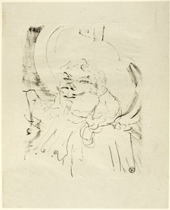 Coquelin the Elder, from Treize Lithographies by Henri de Toulouse-Lautrec