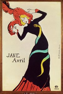 Dancer Jane Avril. Poster