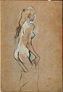 Nude Girl by Henri de Toulouse-Lautrec
