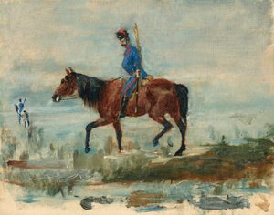 Hussars by Henri de Toulouse-Lautrec