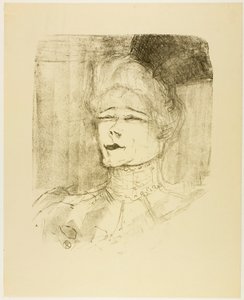 Jeanne Granier, from Thirteen Lithographs by Henri de Toulouse-Lautrec