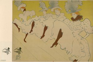 The Troupe of Mademoiselle Eglantine by Henri de Toulouse-Lautrec