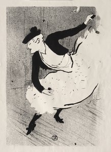 The Café-concert: Edmée Lescot by Henri de Toulouse-Lautrec
