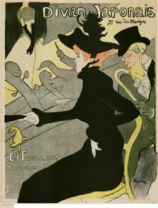 The Japanese Divan by Henri de Toulouse-Lautrec