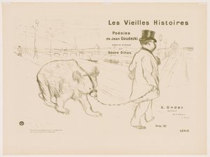 The Old Stories: Cover - Frontispiece by Henri de Toulouse-Lautrec