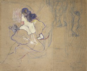 Madame Thadée Natanson (Misia Godebska, 1872-1950) at the Theater
