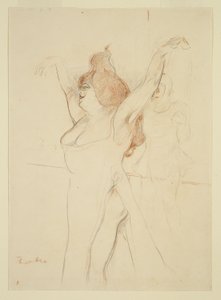 Mademoiselle Cocyle as Helen of Troy in La Belle Helene by Henri de Toulouse Lautrec
