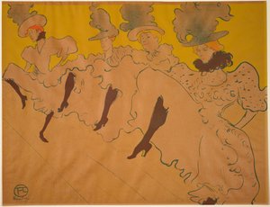 Mademoiselle Eglantine’s Troupe by Henri de Toulouse-Lautrec