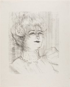 Marie-Louise Marsy, from Thirteen Lithographs by Henri de Toulouse-Lautrec