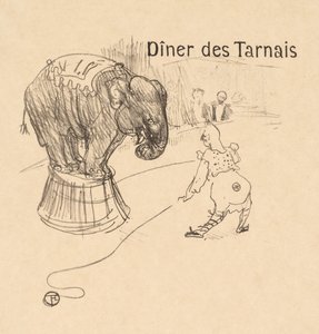 Menu from the Dinner Tarnais