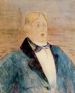 Portrait of Oscar Wilde by Henri de Toulouse Lautrec