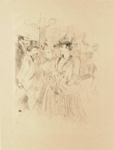 Promenade by Henri de Toulouse-Lautrec