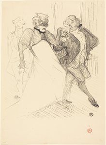 Rejane and Galipaux in "Madame Sans-Gêne" by Henri de Toulouse-Lautrec