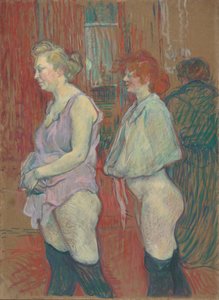 Rue des Moulins, 1894 by Henri de Toulouse-Lautrec