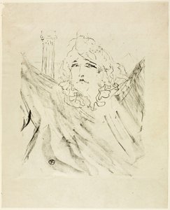 Sarah Bernhardt, from Treize Lithographies by Henri de Toulouse-Lautrec