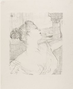 Sybil Sanderson, from Treize Lithographies by Henri de Toulouse-Lautrec