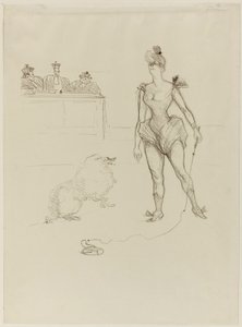 The Animal-Tamer Before the Tribunal by Henri de Toulouse-Lautrec