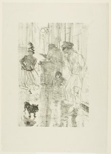 The Chestnut Vendor by Henri de Toulouse-Lautrec