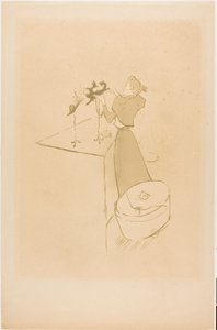 The Milliner, Renée Vert by Henri de Toulouse-Lautrec