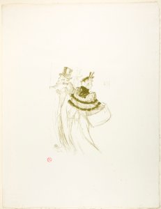 The Old Gentlemen by Henri de Toulouse-Lautrec