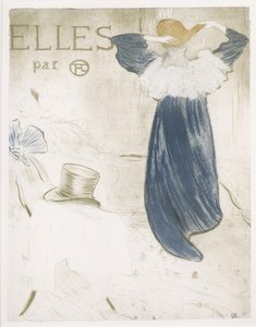 Title Page of the Series "Elles" by Henri de Toulouse-Lautrec