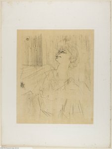 Yvette Guilbert—A Menilmontant de Bruant, from Yvette Guilbert by Henri de Toulouse-Lautrec