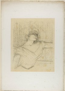 Yvette Guilbert—Dans la Glu by Henri de Toulouse-Lautrec