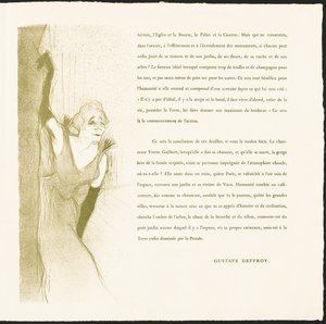Yvette Guilbert by Henri de Toulouse-Lautrec
