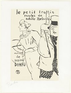 Woman as Errand Girl and Man with Hat
