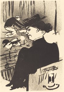 A Spectator, 1893 by Henri de Toulouse Lautrec