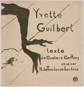 Album Cover: Yvette Guilbert by Henri de Toulouse Lautrec