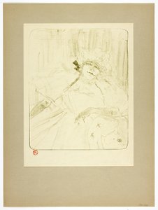 An Old Song, plate five from Yvette Guilbert