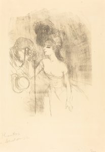 Anna Held and Baldy by Henri de Toulouse Lautrec