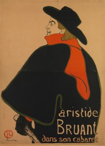 Aristide Bruant, at His Cabaret