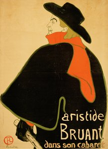 Aristide Bruant in His Cabaret