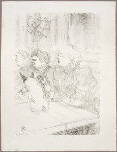 At La Souris, Madame Palmyre by Henri de Toulouse Lautrec