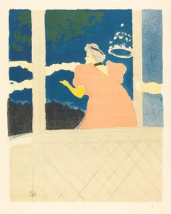 At the Ambassadeurs by Henri de Toulouse Lautrec