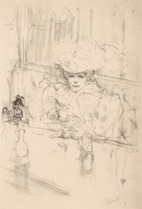 At the Brasserie Hanneton, 1898 by Henri de Toulouse Lautrec